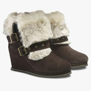 Cat "Caterpillar" furry boots